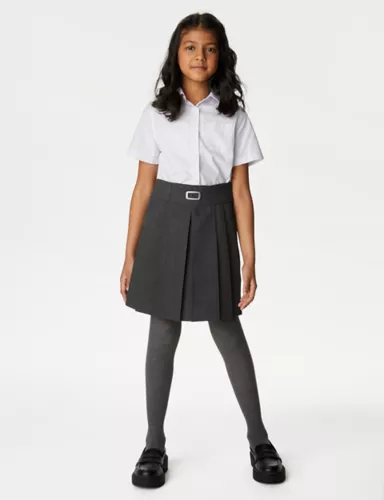 Girls' Permanent Pleats School Skirt (2-16 Yrs) 1 of 5