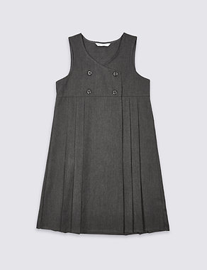 Girls' Pinafore with Crease Resistant Image 2 of 5