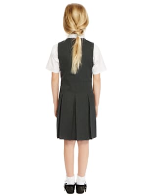 Girls' Pinafore with Permanent Pleats Image 3 of 5