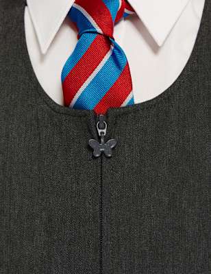 Girls' Pinafore with Permanent Pleats Image 4 of 5