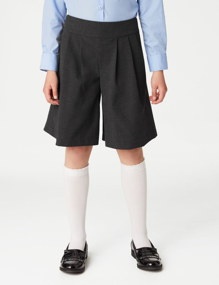 Girls' Pleat Front School Culottes (2-18 Yrs) 3 of 5