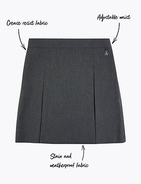 Girls' Pleated Charm School Skirt Image 2 of 6