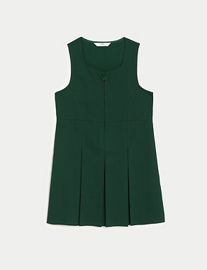 Girls' Pleated School Pinafore  (2-12 Yrs) Image 2 of 5