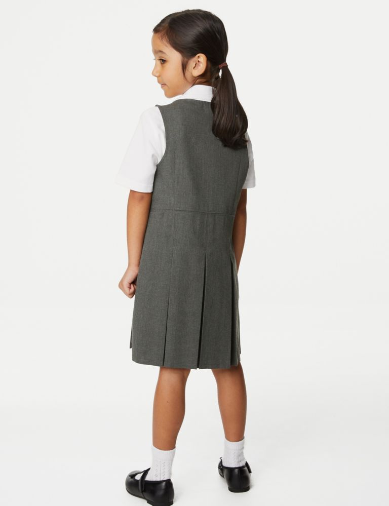 Girls' Pleated School Pinafore  (2-12 Yrs) 4 of 5