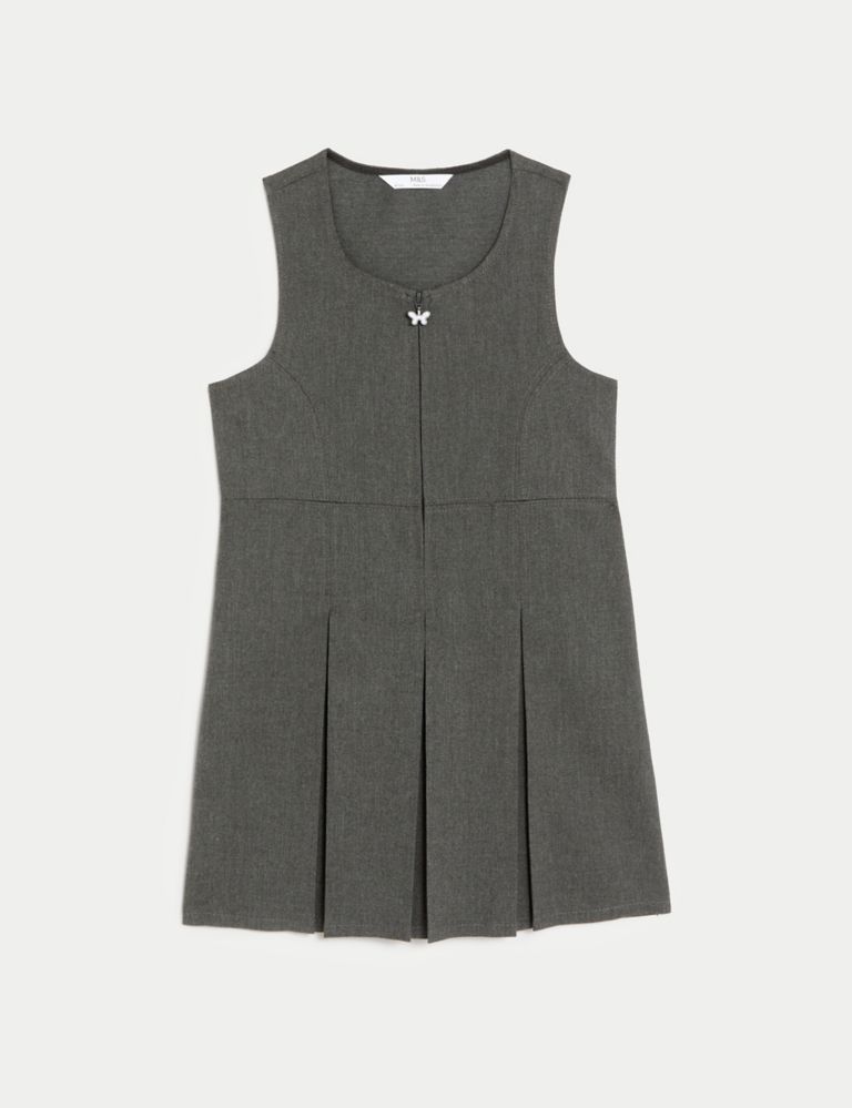 Girls' Pleated School Pinafore  (2-12 Yrs) 2 of 5