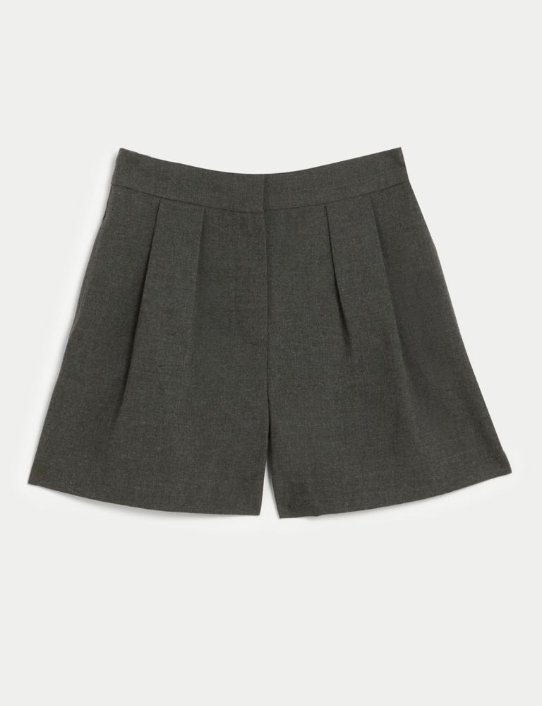 Girls' Pleated School Shorts (4-16 Yrs) | M&S Collection | M&S