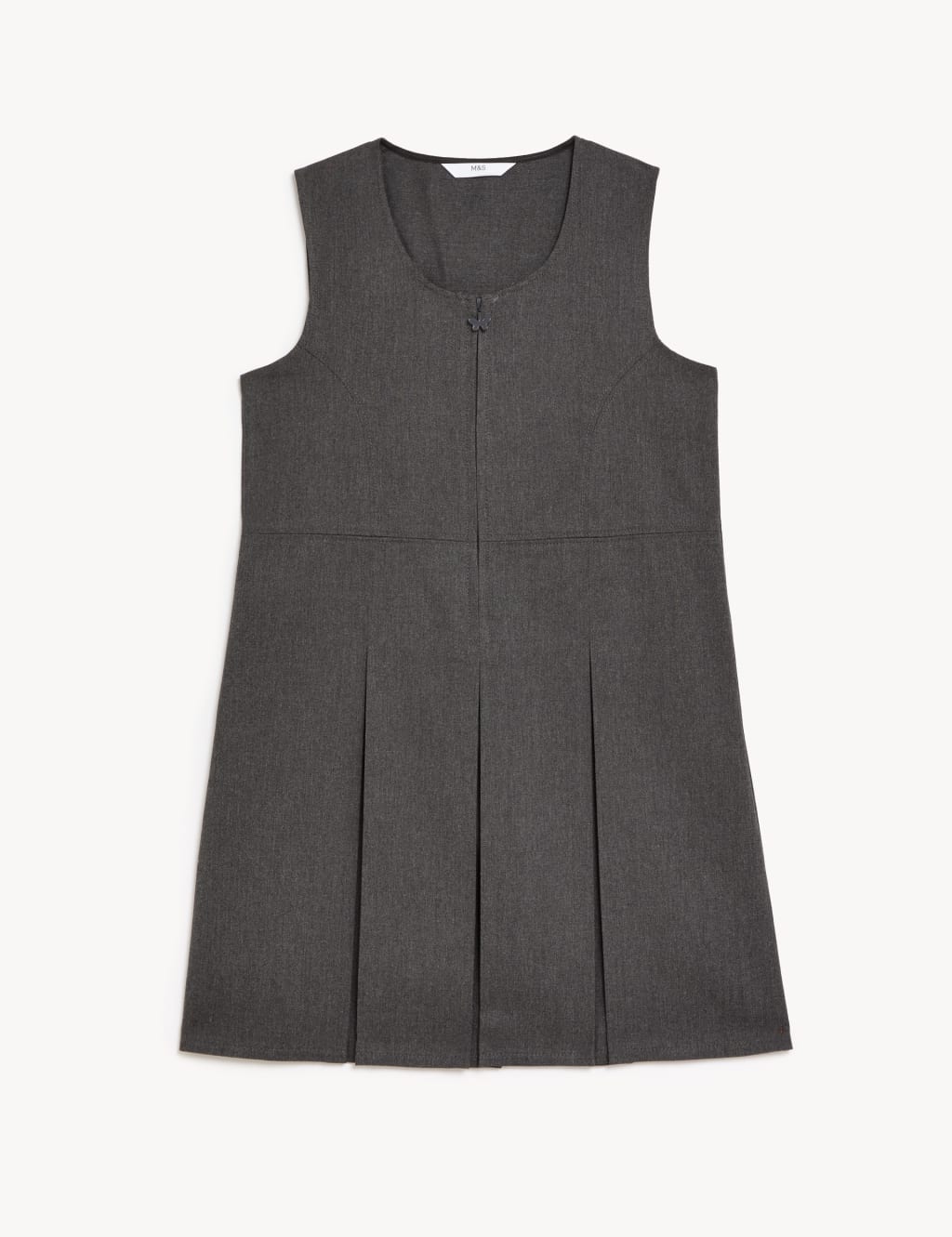 Plus fit grey school pinafore online