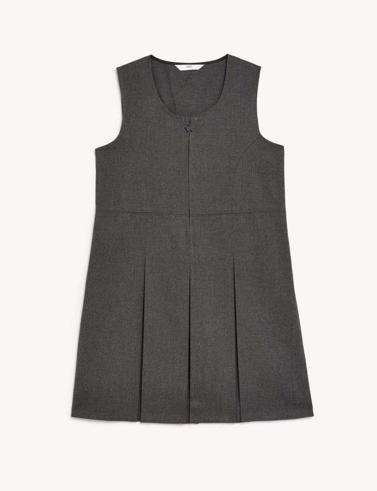 Girls' Plus Fit Pleated School Pinafore (2-12 Yrs) | M&S Collection | M&S
