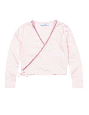 Girls ballet hot sale wrap sweater