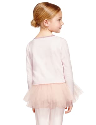 Girls ballet wrap on sale sweater