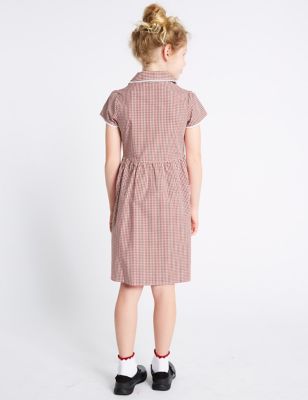 marks and spencer gingham school dress