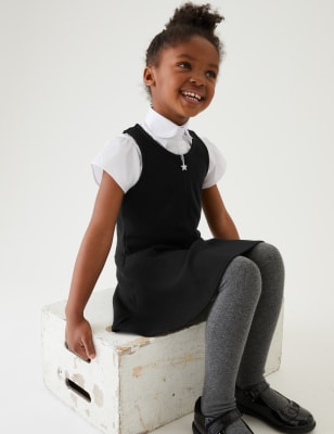 marks and spencer girls pinafore