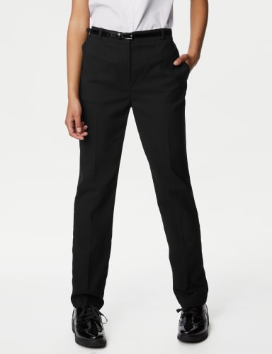 Girls' Skinny Leg Belted School Trousers (2-18 Yrs) 3 of 6