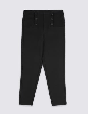 girls skinny school trousers