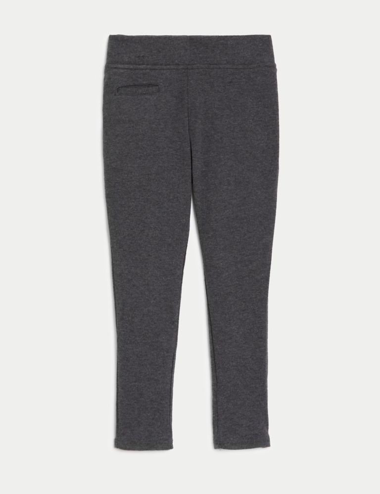 Girls' Skinny Leg Jersey School Trousers (2-18 Yrs) | M&S Collection | M&S