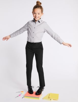 girls slim leg trousers