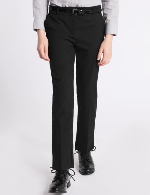 girls skinny school trousers