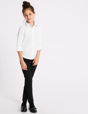 girls slim leg trousers