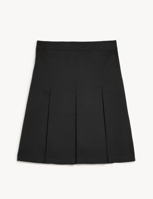 Girls' Slim Fit Permanent Pleats School Skirt (2-18 Yrs) Image 2 of 4
