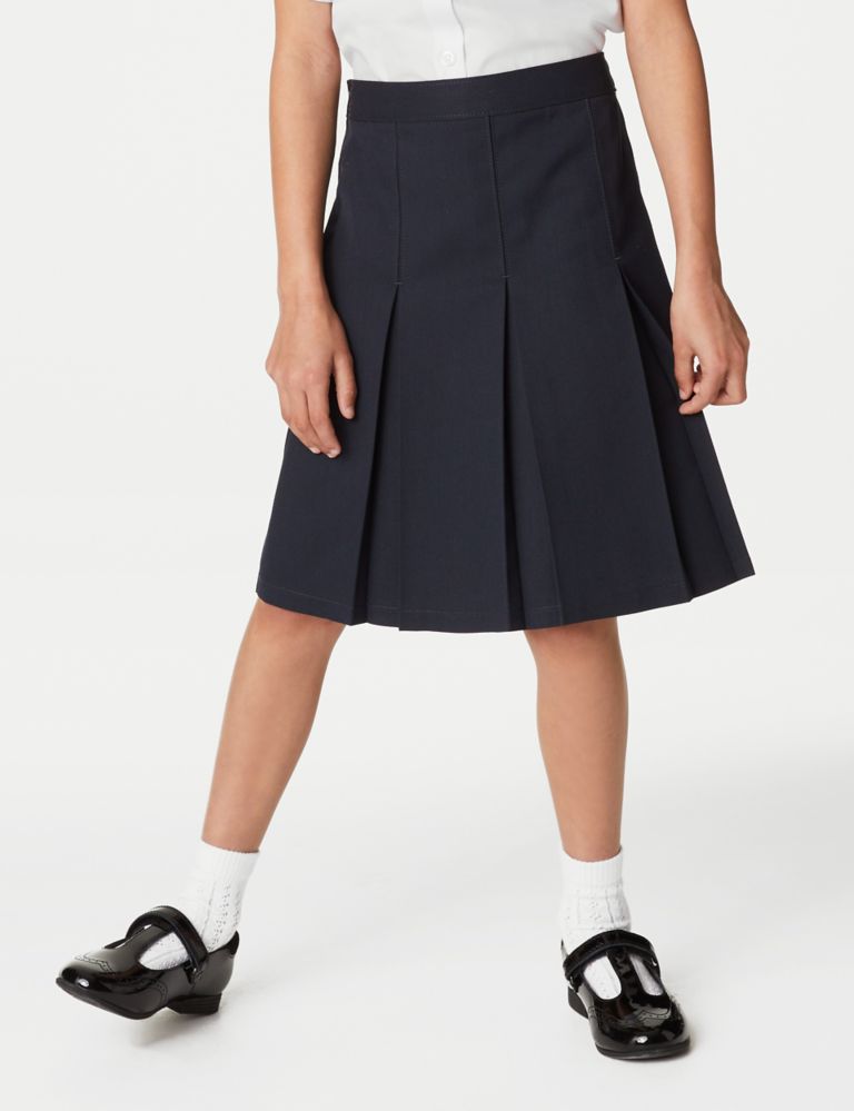 Girls' Slim Fit Permanent Pleats School Skirt (2-18 Yrs) 3 of 4