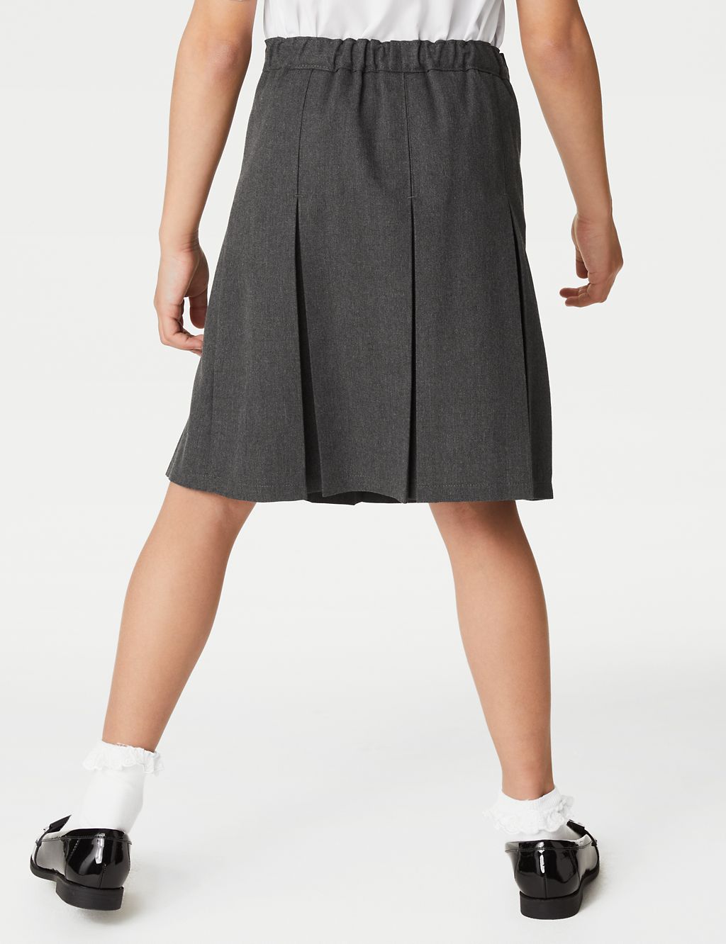 Girls' Slim Fit Permanent Pleats School Skirt (2-18 Yrs) 4 of 5