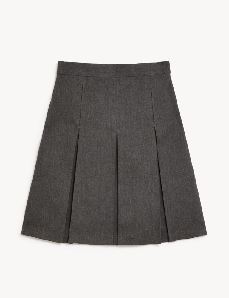 Girls' Slim Fit Permanent Pleats School Skirt (2-18 Yrs) 2 of 4