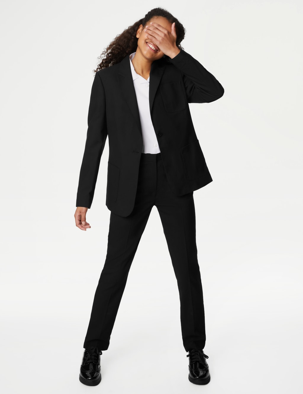 Girls' Slim Fit School Blazer (9-18 Yrs) 3 of 7