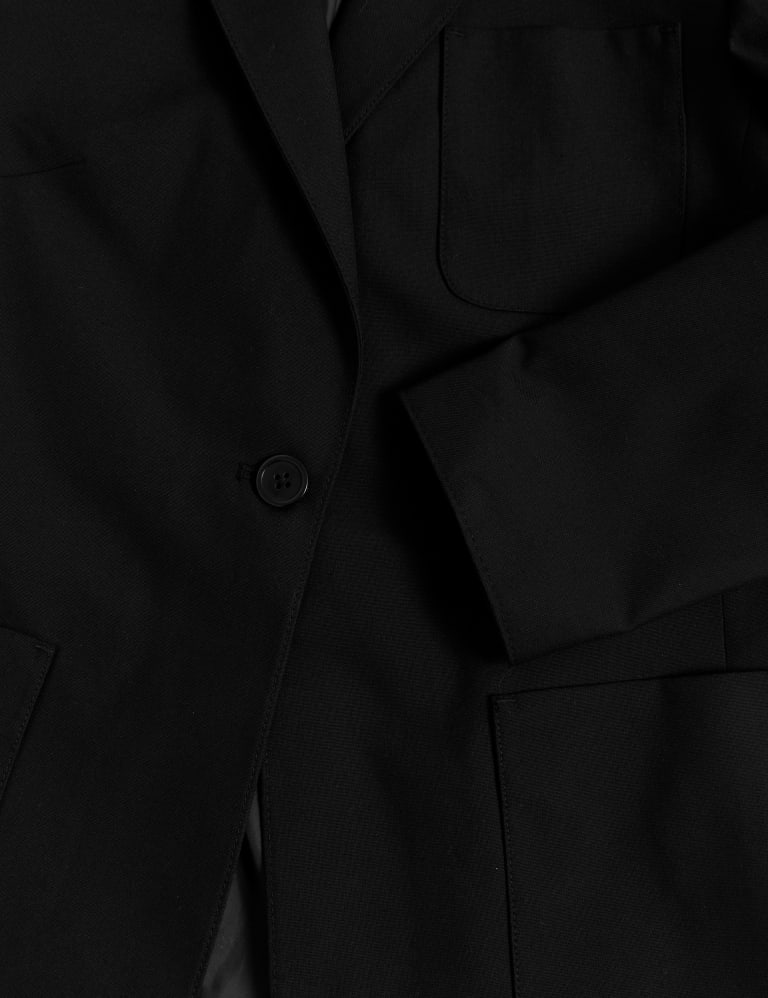 M&s school blazer black sale