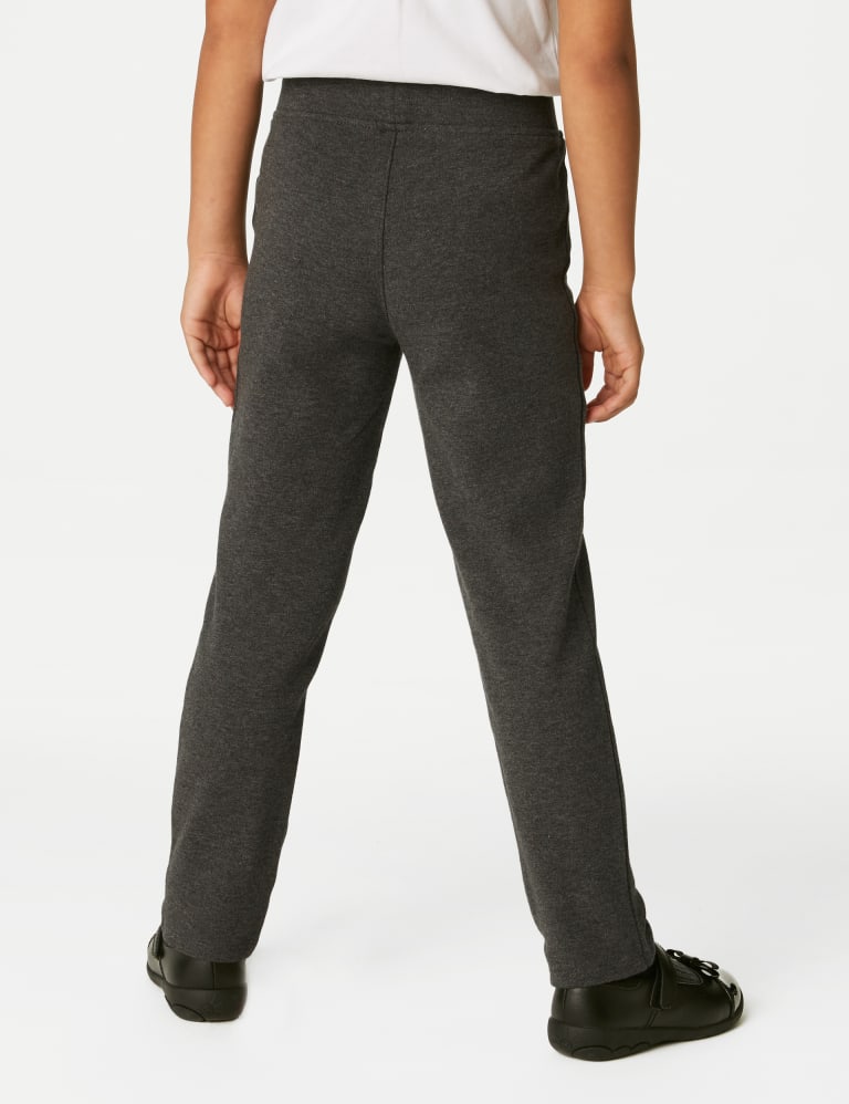 Girls Slim Leg Jersey School Trousers 2 18 Yrs M S Collection