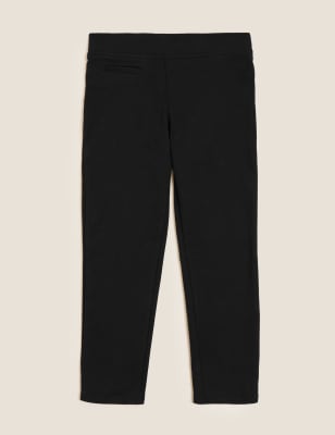 Girls' Slim Leg Knitted School Trousers (2-18 Yrs) | M&S