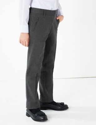 grey tailored trousers ladies