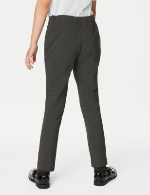 Girls' Slim Leg School Trousers (2-18 Yrs)