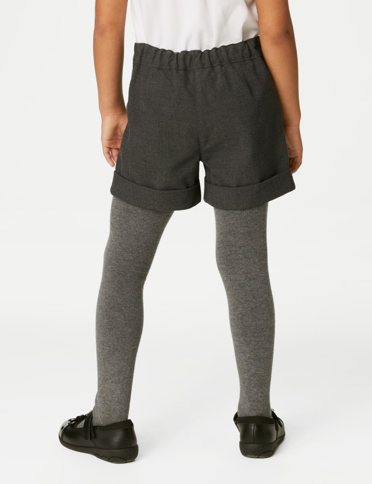 Girls' Turn Up School Shorts (2-16 Yrs) 5 of 5