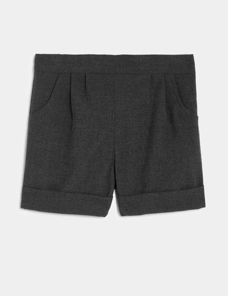 Girls' Turn Up School Shorts (2-16 Yrs) 2 of 5