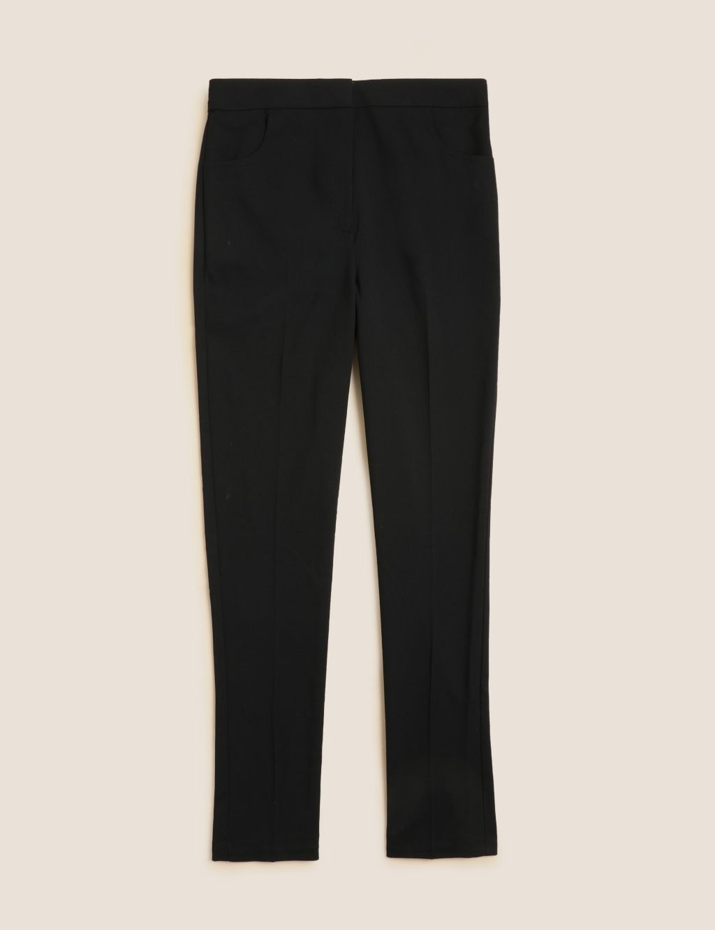 Girls High Waist Skinny School Trousers (9-18Yrs) | M&S Collection | M&S