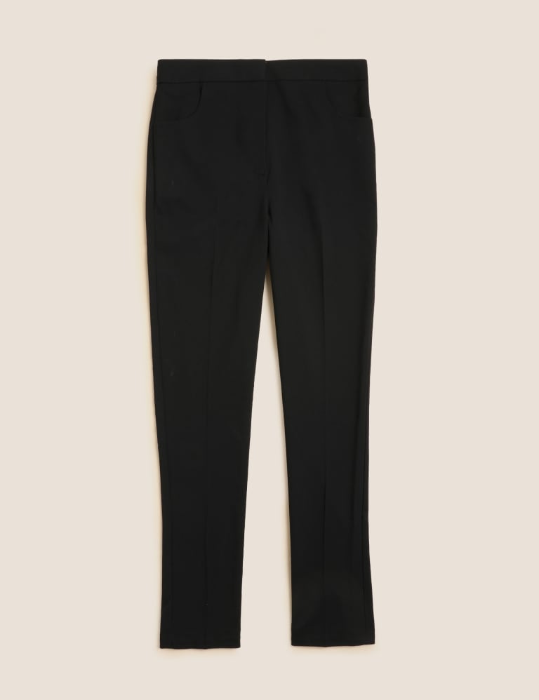 Girls High Waist Skinny School Trousers (9-18Yrs) 2 of 4