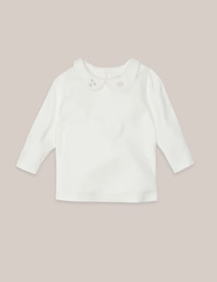 girls peter pan top