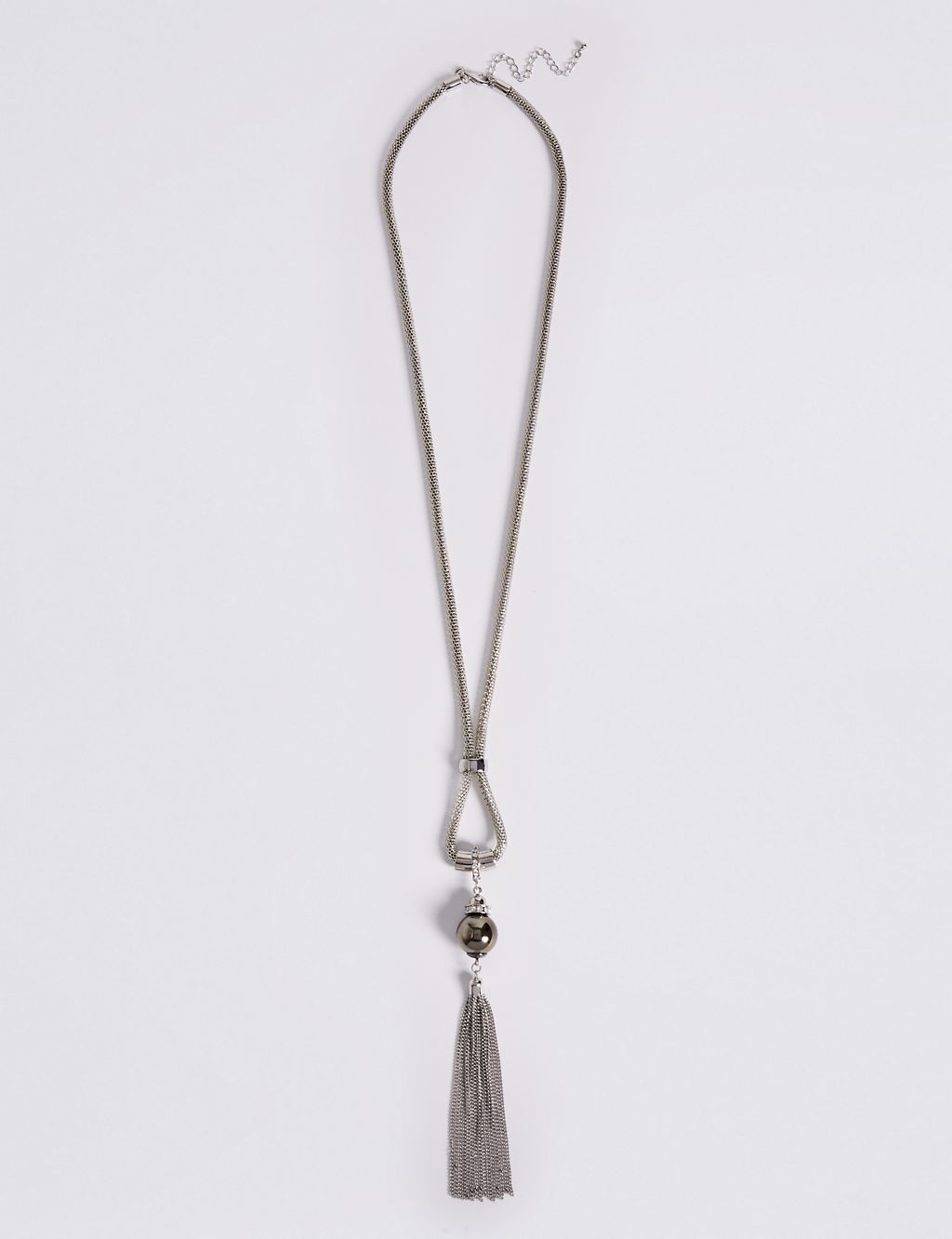 Glam Tassel Ball Necklace 1 of 3