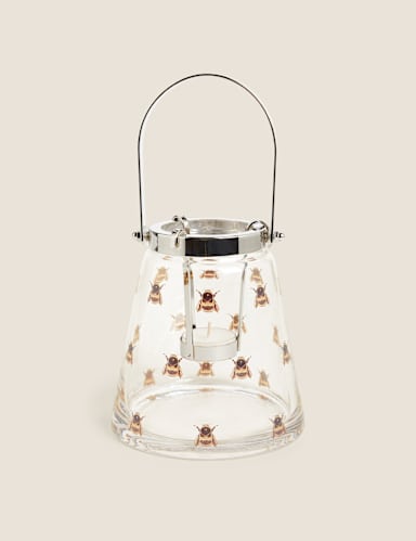 Glass Bee Medium Lantern 1 of 5