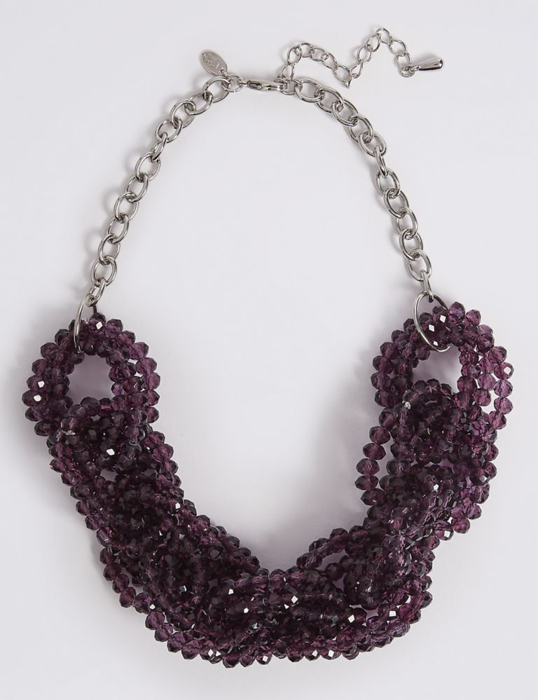 Glass Chain Collar Necklace 2 of 2