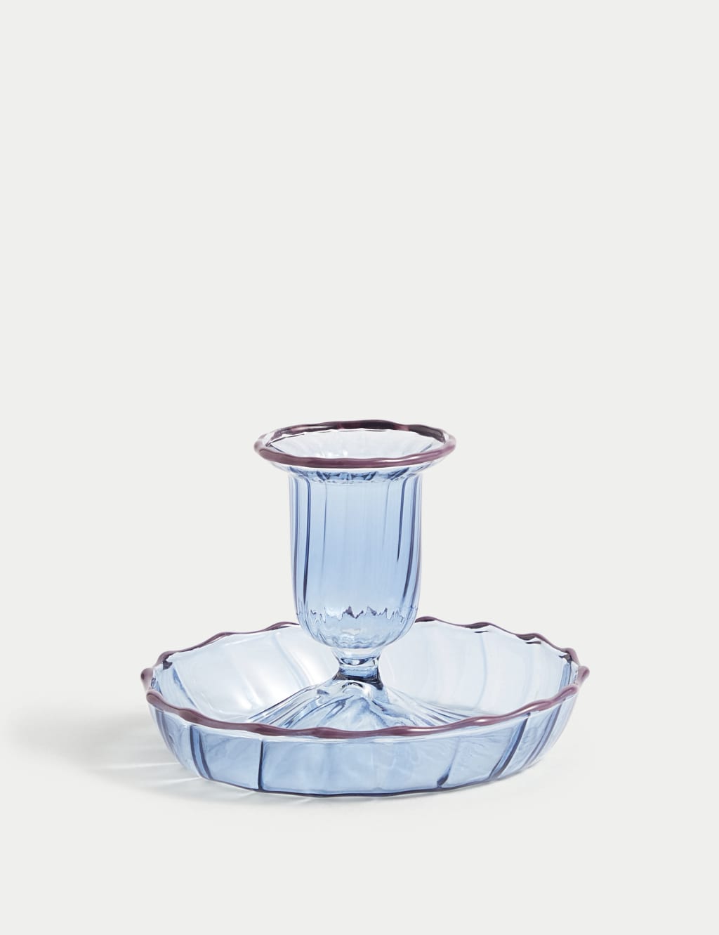 Glass Dinner Candle Holder M&S Collection M&S