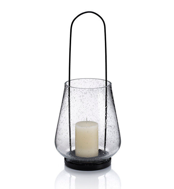 Glass Hurricane Candle Holder Image 1 of 2