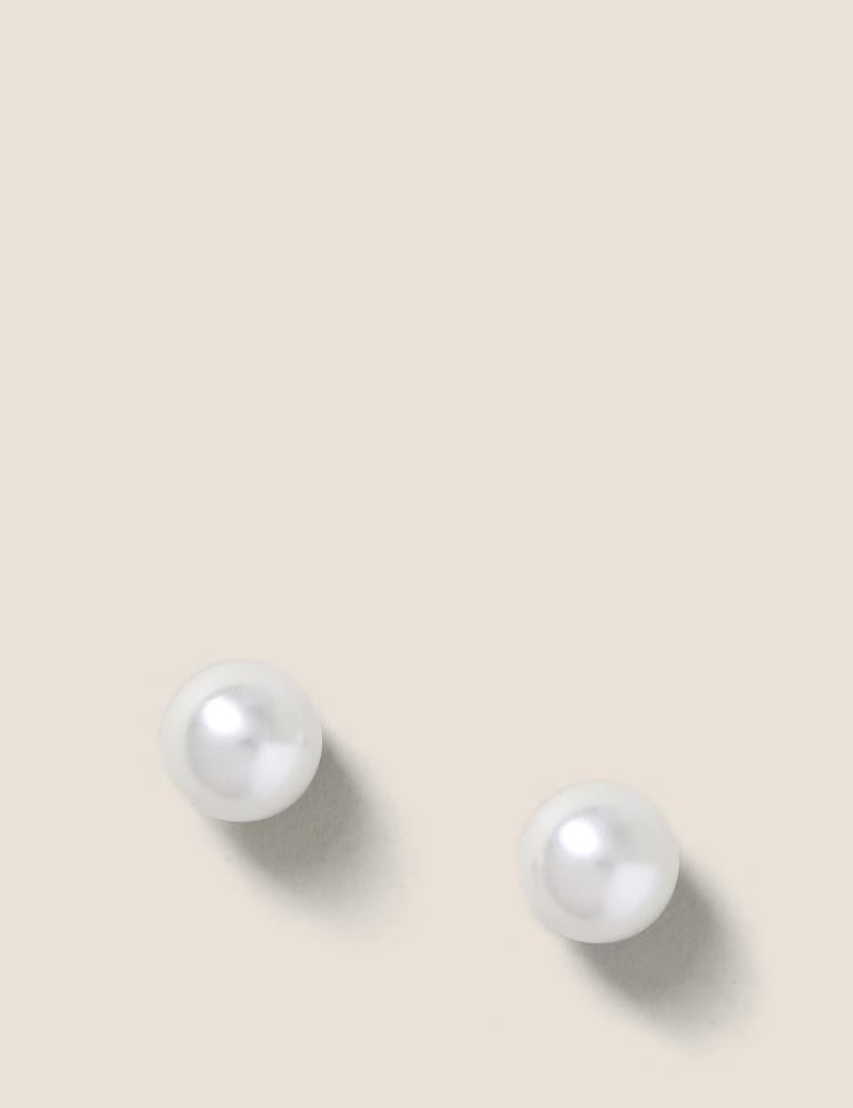 M and s pearl earrings hotsell