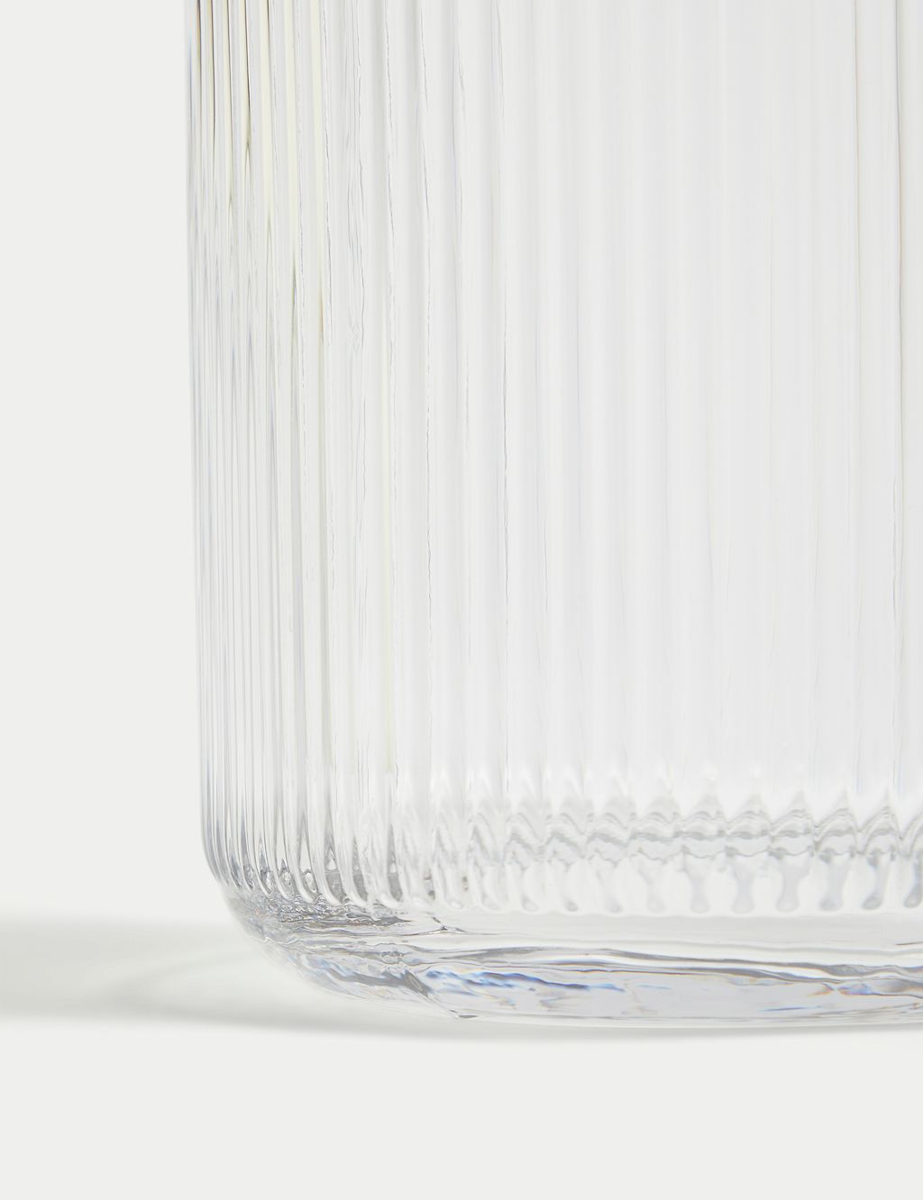 Glass Ribbed Vase 4 of 6