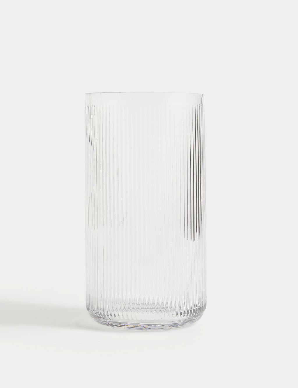 Glass Ribbed Vase 1 of 6