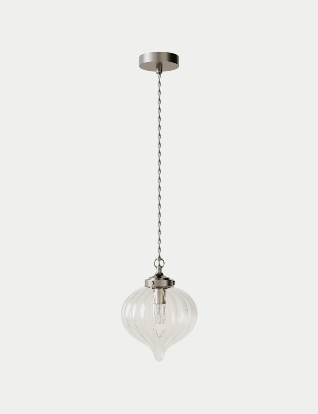 Light single hot sale teardrop pendant