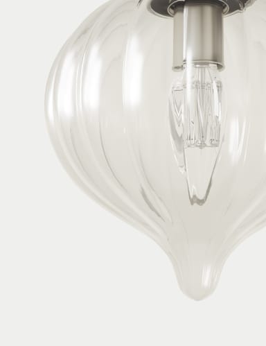 Glass Teardrop Pendant Light 4 of 6