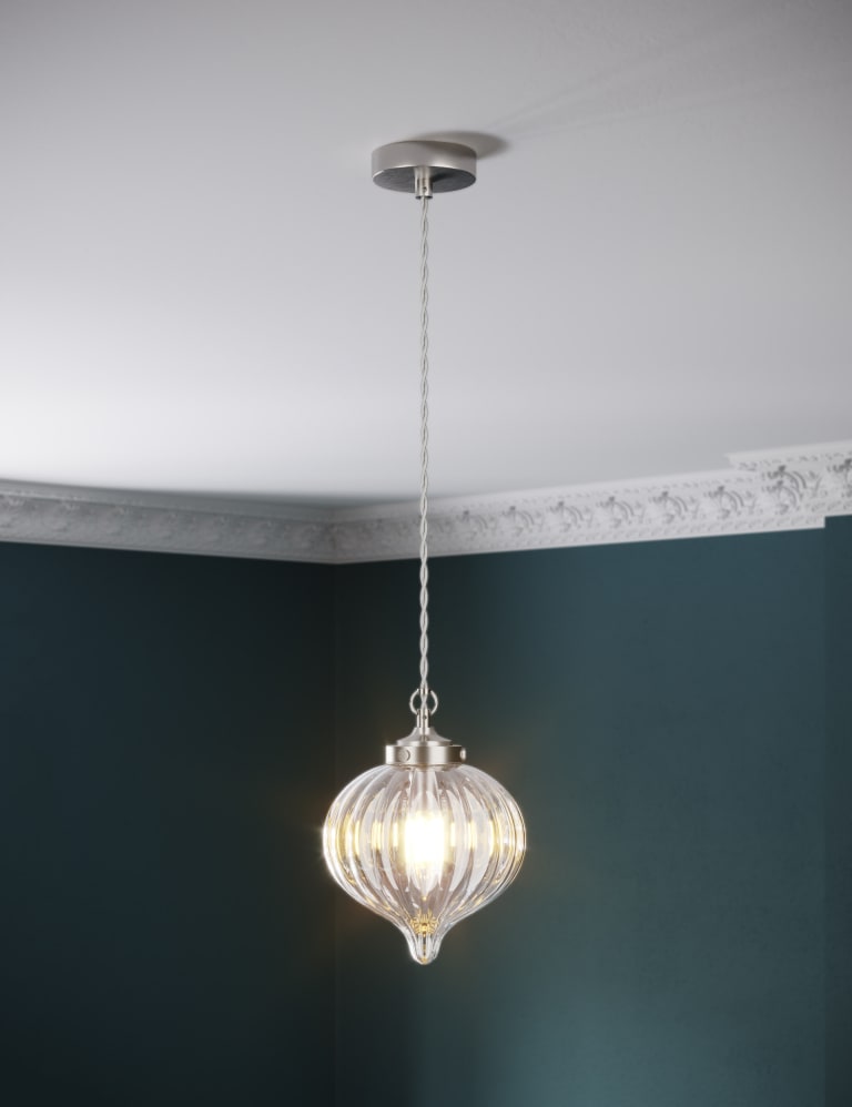 Modern teardrop clearance pendant light