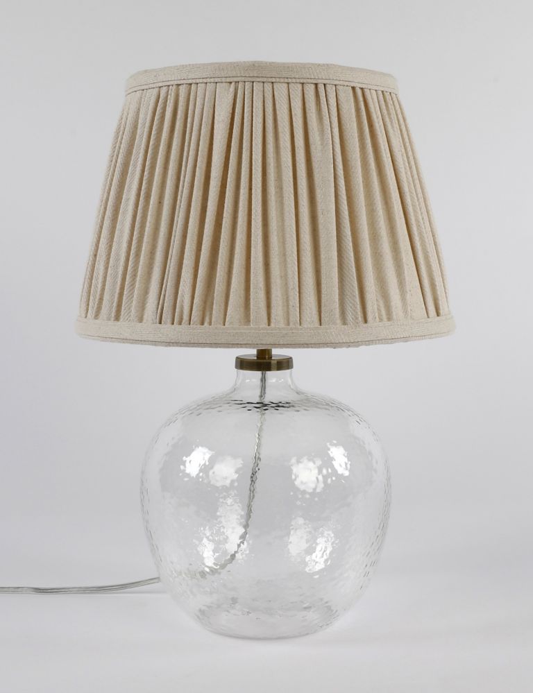 Glass Textured Table Lamp 1 of 8