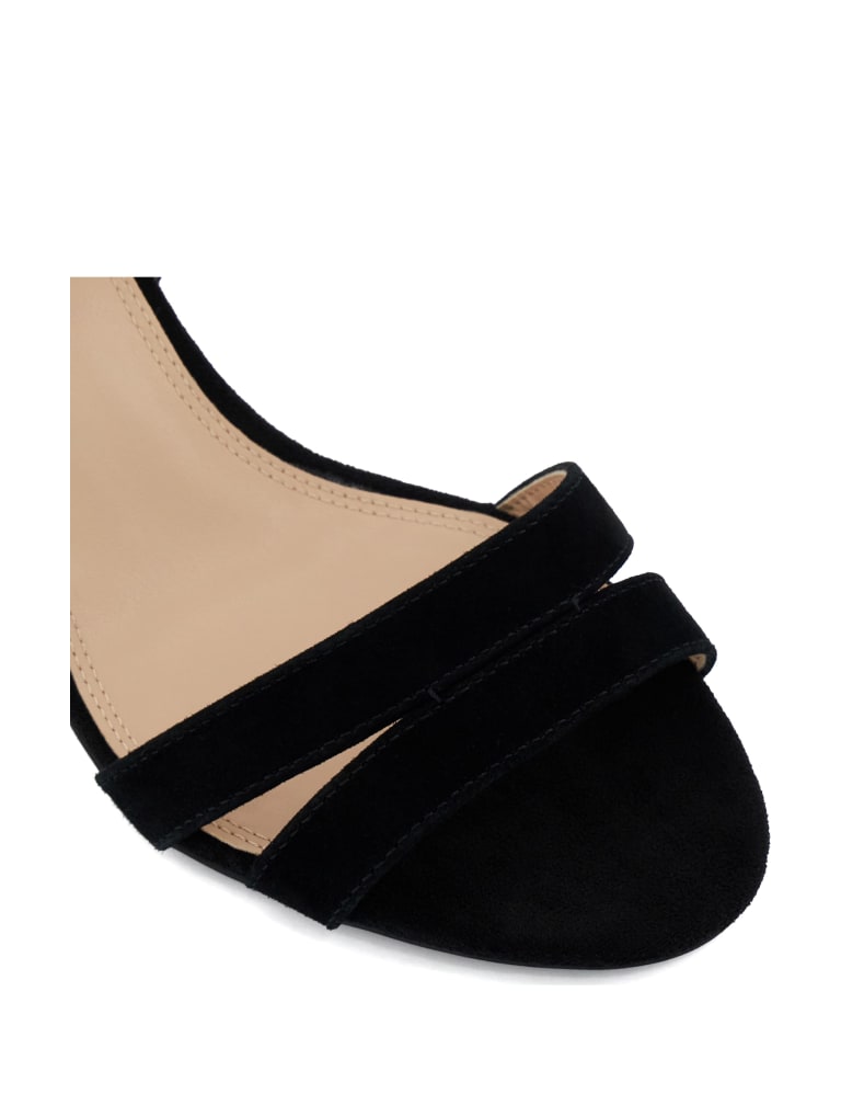 Suede block sale heel sandals